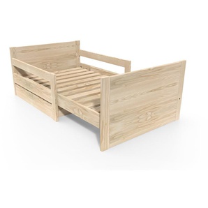Ausziehbare Kind Bett mit Schublade aus Holz