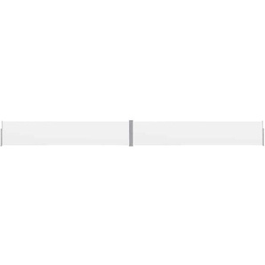 Ausziehbare Seitenmarkise 140x1200 cm Creme - Vidaxl