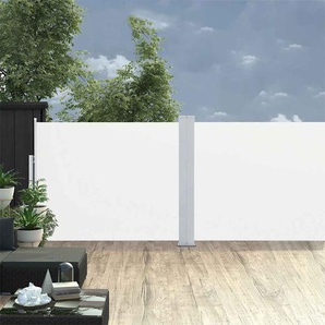 Ausziehbare Seitenmarkise 170x1200 cm Creme