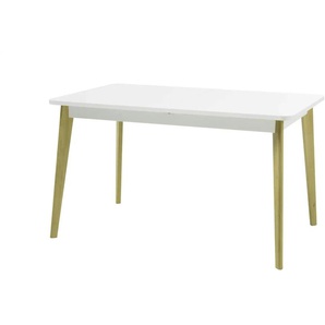 Ausziehbarer Esstisch 140 -180 cm Ausziehbar Malaren ¦ weiß ¦ Maße (cm): B: 140 H: 75