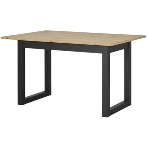 Ausziehbarer Esstisch in verschiedenen Größen Fiano ¦ holzfarben ¦ Maße (cm): B: 80 H: 75