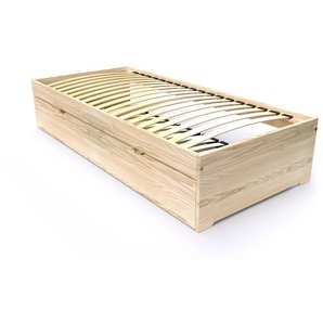 Ausziehbares bett 90x200 Malo aus Massivholz