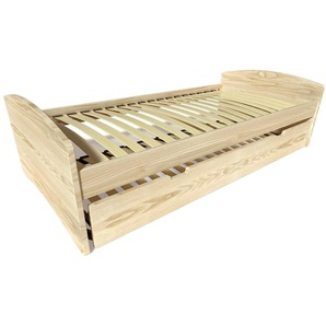 Ausziehbett 90x190 Happy aus Massivholz