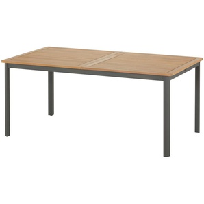 Gartentisch ausziehbar bis zu 240 cm Sacramento ¦ holzfarben ¦ Maße (cm): B: 100 H: 75