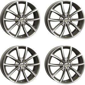 Autec Power Systems Autec Felgen ASTANA 8.0x19 ET 45 5x112 Titansilber poliert 4-AS8019455076138 kompatibel mit VW ID.Buzz