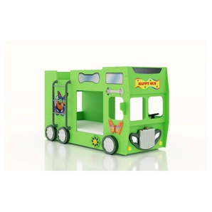 Autobett Bus  Autobett | grün | 116 cm | 150 cm |