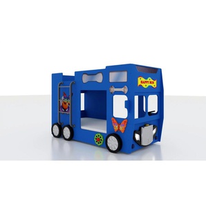 Autobett Bus | blau | 116 cm | 150 cm |