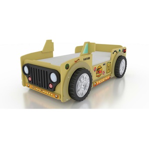 Autobett - gelb - Materialmix - 116 cm - 80 cm | Möbel Kraft