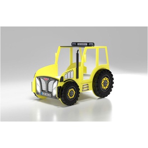 Autobett Traktor - gelb - Materialmix - 111 cm - 145 cm | Möbel Kraft