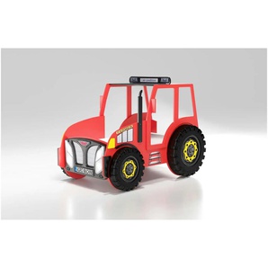 Autobett Traktor | rot | 111 cm | 145 cm |