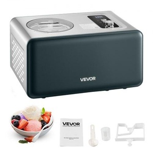 automatische Eismaschine 1,5 L mit eingebautem Kompressor (150 W) kein Vorgefrieren, Ice Cream Maker mit 3 Modi, elektrischer Eismaschine Sorbet Maker JYYSJSBQLJ154X2BX001V2