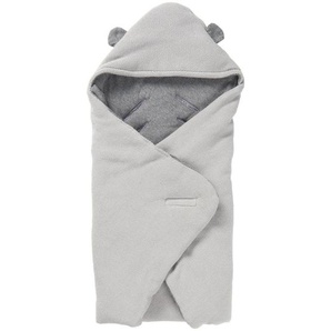 Avelia Einschlagdecke, Grau, Textil, 100x110 cm, Textiles Vertrauen - Oeko-Tex®, Gots, Schlafen, Babybett-Ausstattung, Babyschlafsack