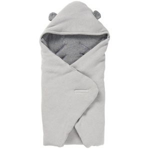 Avelia Einschlagdecke, Grau, Textil, 100x110 cm, Textiles Vertrauen - Oeko-Tex®, Gots, Schlafen, Babybett-Ausstattung, Babyschlafsack