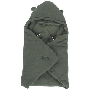 Avelia Einschlagdecke, Grün, Textil, 100x110 cm, Textiles Vertrauen - Oeko-Tex®, Gots, Schlafen, Babybett-Ausstattung, Babyschlafsack