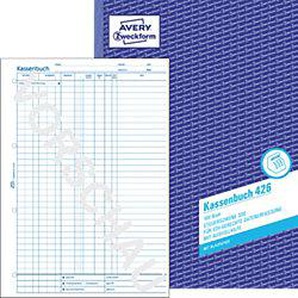 AVERY Zweckform Kassenbuch 426 DIN A4 Perforiert N/A 100 Blatt