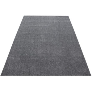 Ayyildiz Hochflorteppich ATA 7000, Hellgrau, Textil, Uni, rechteckig, 120x170 cm, Oeko-Tex® Standard 100, für Fußbodenheizung geeignet, schmutzabweisend, Hausstauballergiker lichtunempfindlich, antistatisch, pflegeleicht, strapazierfähig, leicht
