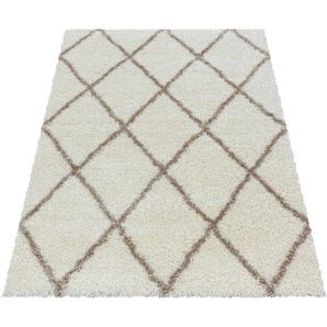 Ayyildiz Teppiche Hochflor-Teppich ALVOR 3401, rechteckig, Höhe: 50 mm, Shaggy, Langflor, Läufer, pflegeleicht, Wohnzimmer