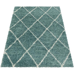 Ayyildiz Teppiche Hochflor-Teppich ALVOR 3401, rechteckig, Höhe: 50 mm, Shaggy, Langflor, Läufer, pflegeleicht, Wohnzimmer