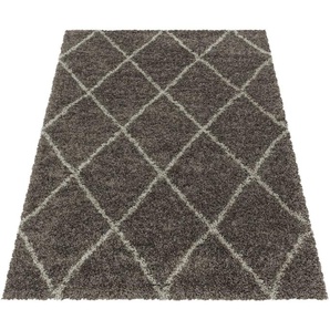 Ayyildiz Teppiche Hochflor-Teppich ALVOR 3401, rechteckig, Höhe: 50 mm, Shaggy, Langflor, Läufer, pflegeleicht, Wohnzimmer