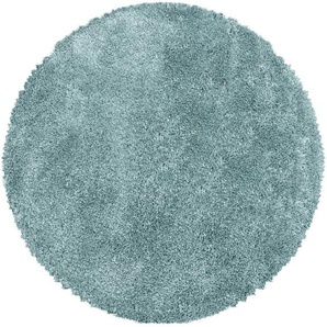 Ayyildiz Teppiche Hochflor-Teppich FLUFFY 3500, rund, Höhe: 50 mm, Langflor, Shaggy, uni, robust, auch rechteckig erhältlich, Wohnzimmer