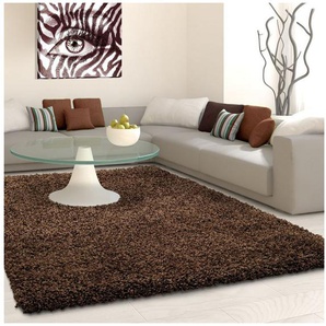 Ayyildiz Teppiche Hochflor-Teppich Life Shaggy 1500, rechteckig, Höhe: 30 mm, Langflor, uni, große Farbauswahl, robust, auch als Läufer und in rund