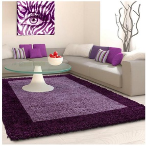 Ayyildiz Teppiche Hochflor-Teppich Life Shaggy 1503, rechteckig, Höhe: 30 mm, als Läufer und in rund erhältlich, Shaggy, Langflor, Wohnzimmer
