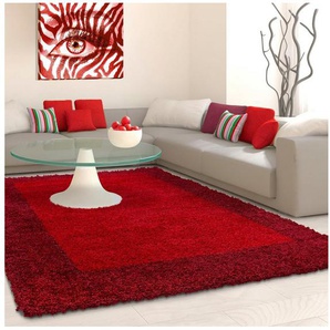 Ayyildiz Teppiche Hochflor-Teppich Life Shaggy 1503, rechteckig, Höhe: 30 mm, als Läufer und in rund erhältlich, Shaggy, Langflor, Wohnzimmer