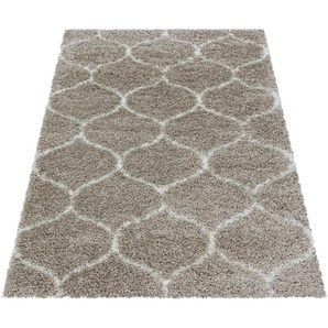 Ayyildiz Teppiche Hochflor-Teppich SALSA 3201, rechteckig, Höhe: 50 mm, auch in rund, Pflegeleicht / Strapazierfähig / Shaggy/ Wohnzimmer