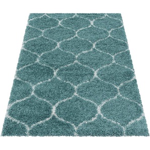 Ayyildiz Teppiche Hochflor-Teppich SALSA 3201, rechteckig, Höhe: 50 mm, auch in rund, Pflegeleicht / Strapazierfähig / Shaggy/ Wohnzimmer