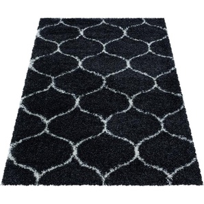 Ayyildiz Teppiche Hochflor-Teppich SALSA 3201, rechteckig, Höhe: 50 mm, auch in rund, Pflegeleicht / Strapazierfähig / Shaggy/ Wohnzimmer