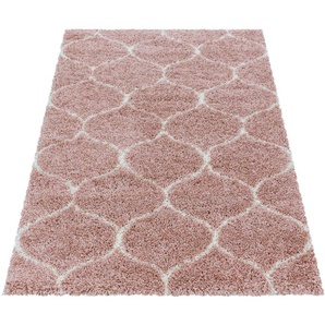 Ayyildiz Teppiche Hochflor-Teppich SALSA 3201, rechteckig, Höhe: 50 mm, auch in rund, Pflegeleicht / Strapazierfähig / Shaggy/ Wohnzimmer