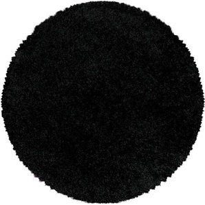 Ayyildiz Teppiche Hochflor-Teppich SYDNEY 3000, rund, Höhe: 50 mm, Shaggy, Langflor, uni, auch rechteckig, Wohnzimmer