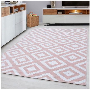 Ayyildiz Teppiche Teppich Plus 8005, rechteckig, Höhe: 6 mm, Läufer, gemusterter Flachflor, robust, Webteppich, alle Räume