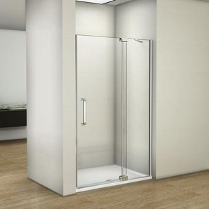 B.100(950-1000mm) xH.195cm 8mm NANO Glas Nischentür Duschkabine