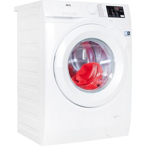B (A bis G) AEG Waschmaschine Waschmaschinen Hygiene- Anti-Allergie Programm mit Dampf weiß Frontlader