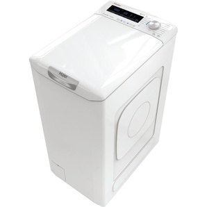 B (A bis G) HAIER Waschmaschine Toplader RTXSGQ48TMSCE-84 Waschmaschinen mit Instant Mix Funktion weiß Toplader