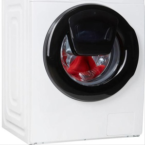 B (A bis G) SAMSUNG Waschmaschine WW81T554AAW Waschmaschinen AddWash™ weiß Frontlader