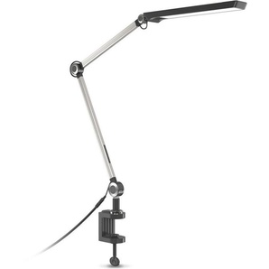 B.K.Licht Klemmleuchte BK_KL1350 LED Tischlampe, Schwenkbar, Farbtemperatur einstellbar CCT, LED fest integriert, warmweiß - kaltweiß, Dimmbar, 9W, Wamweiß-Kaltweiß, Klemmbreite bis 5cm, Schwarz