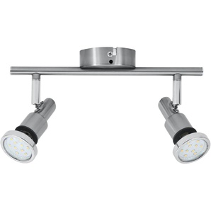B.K.Licht LED Deckenleuchte »Aurel«, 2 flammig, Leuchtmittel GU10   LED wechselbar, Badlampe, IP44, Deckenstrahler, GU10, Spot, Decke, Leuchte, Lampe 5W