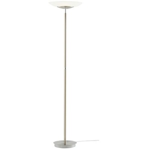 HELL-höllisch gutes Licht LED-Deckenfluter  1-flammig  Nickel-matt   ¦ silber ¦ Maße (cm): H: 182  Ø: 42