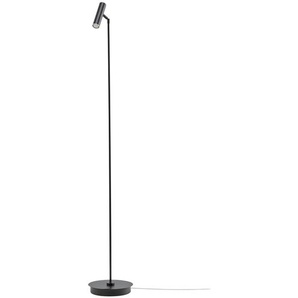 HELL-höllisch gutes Licht LED-Stehleuchte, 1-flammig, schwarz - schwarz - Materialmix - 140 cm | Möbel Kraft