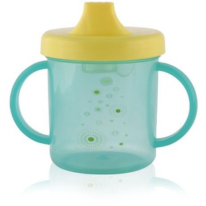 Baby Care Henkelbecher, Trinkbecher 210 ml, Haltegriffe, hartes Mundstück