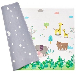 Baby-Spielmatte, 139,7 x 208,3 cm, Baby-Krabbelmatte, rutschfeste, einteilige, weich gepolsterte Baby-Spielmatte, aufrollbare, wendbare Bodenmatte, wasserdichte Aktivitätsmatte, für Babys, Kleinkinder, Säuglinge, zum Spielen und Liegen auf dem Bauch