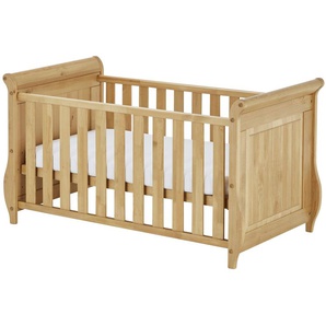 Babybett - holzfarben - Materialmix - 75 cm - 84 cm | Möbel Kraft