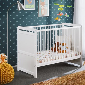 Babybett Kinderbett Gitterbett Beistellbett Jugendbett + Matratze TIMMY 120 x 60