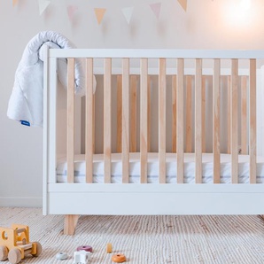 Babybett mitwachsend Kokon (von 0 bis 3 Jahren) 60 x 120 (cm) / Ohne Schublade / Ohne kleine Barriere