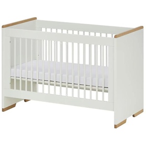 pinio Babybett - weiß - Materialmix - 66 cm - 87 cm | Möbel Kraft