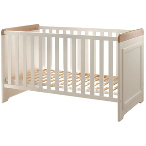 Babybett - weiß - Materialmix - 79 cm - 86 cm | Möbel Kraft