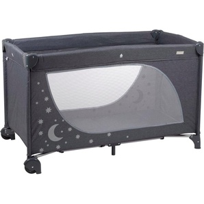 BabyGo Baby-Reisebett Moonstars, grey
