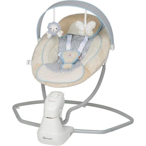 BabyGo Babywippe Cuddly, beige, elektrisch, mit Sound